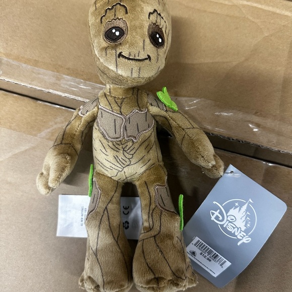 Disney Parks Marvel Baby Groot Plush Doll with TAG ~8.5" Guardians of the Galaxy - Picture 2 of 5